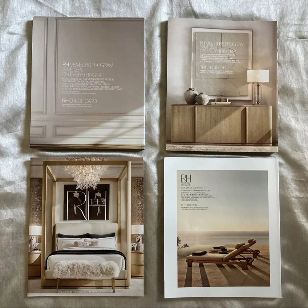 Restoration Hardware Catalog lot of 4